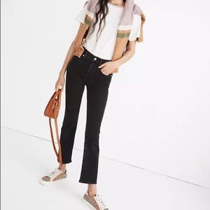 Madewell NWT Cali Demi-Boot Jeans in Starkey Wash